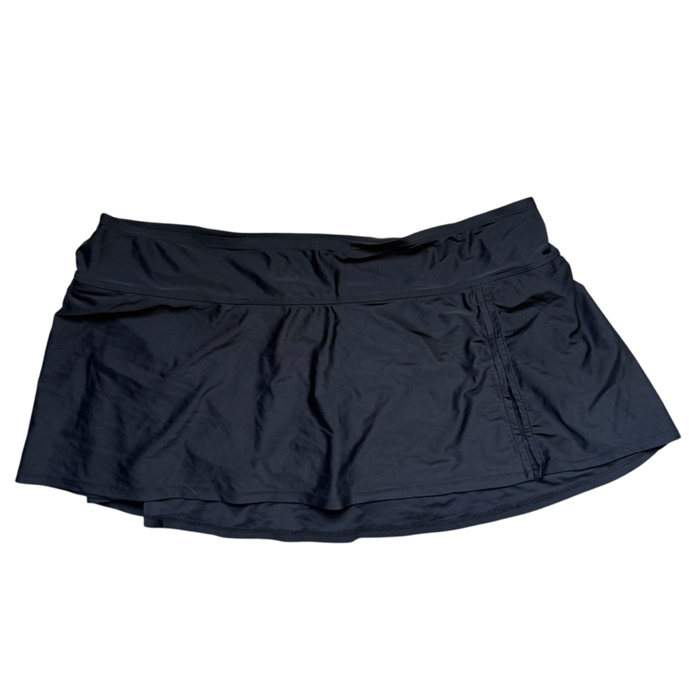 Ava & Viv Black Swim Skirt Woth Built in Bikini Bottom